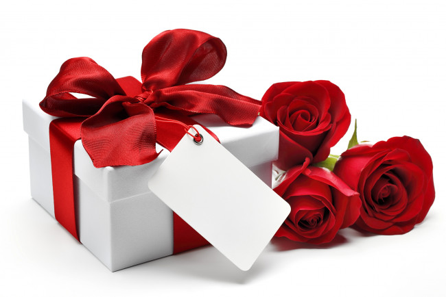 Обои картинки фото праздничные, подарки и коробочки, подарок, лента, цветы