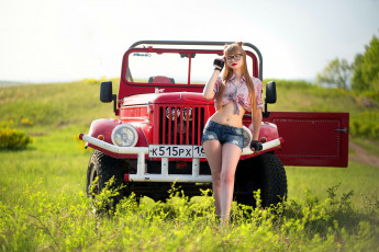 Картинка автомобили -авто+с+девушками 1969 gaz jeep