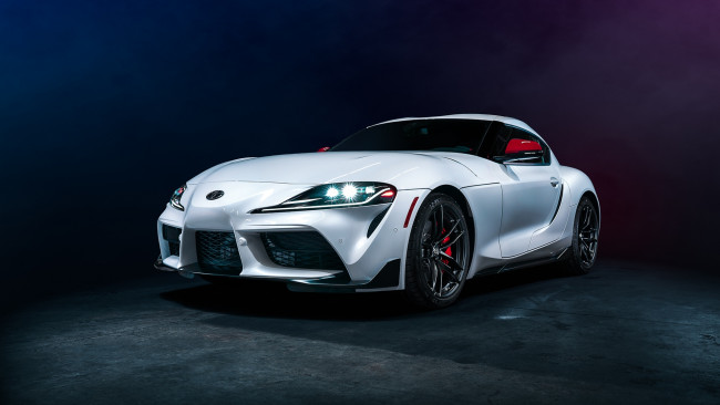 Обои картинки фото автомобили, toyota, supra